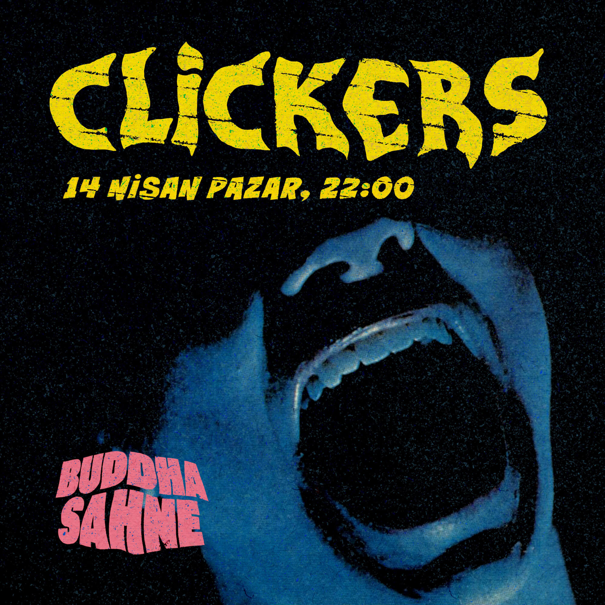 Clickers Buddha Concert Poster