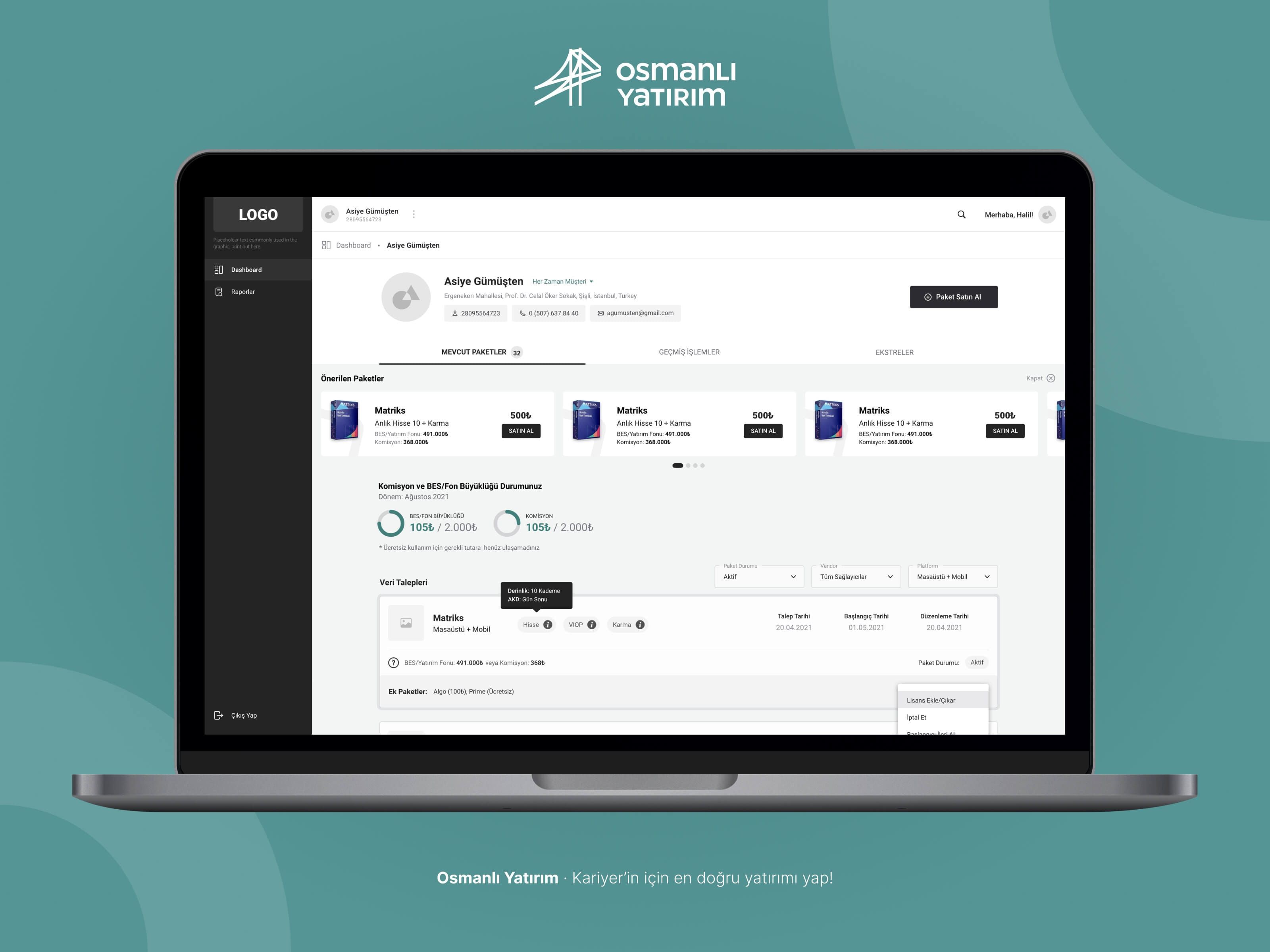 Data Package Trading Website