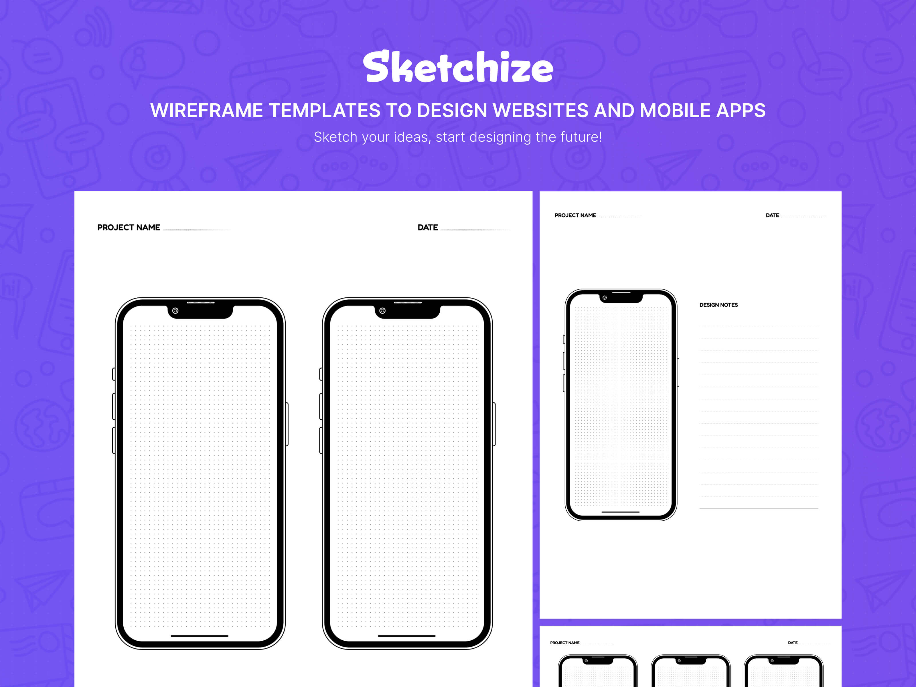 Sketchize: Wireframe Templates for Designers