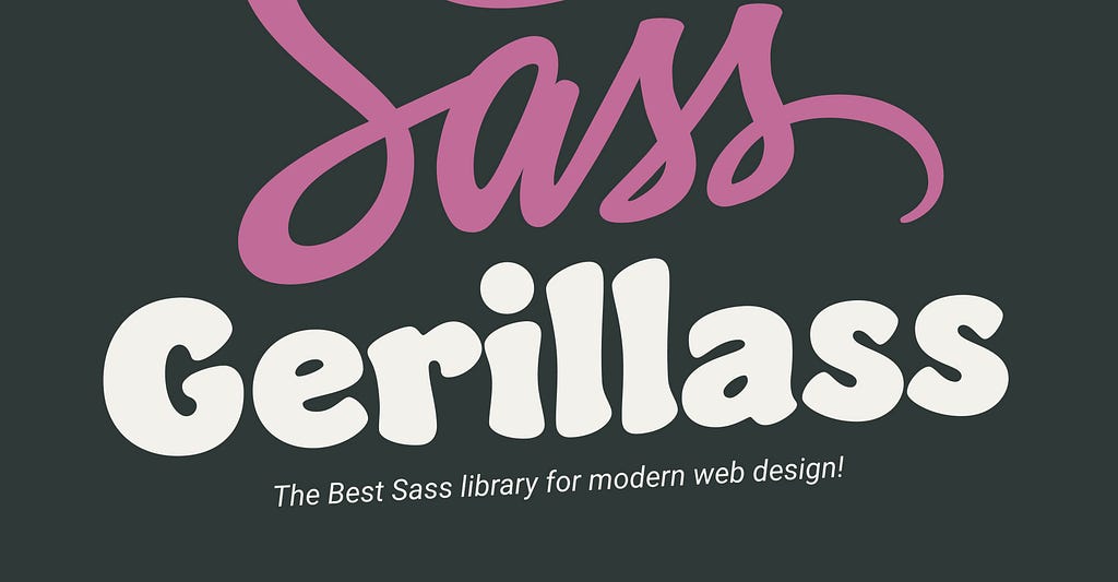 Up and running with Sass and Gerillass