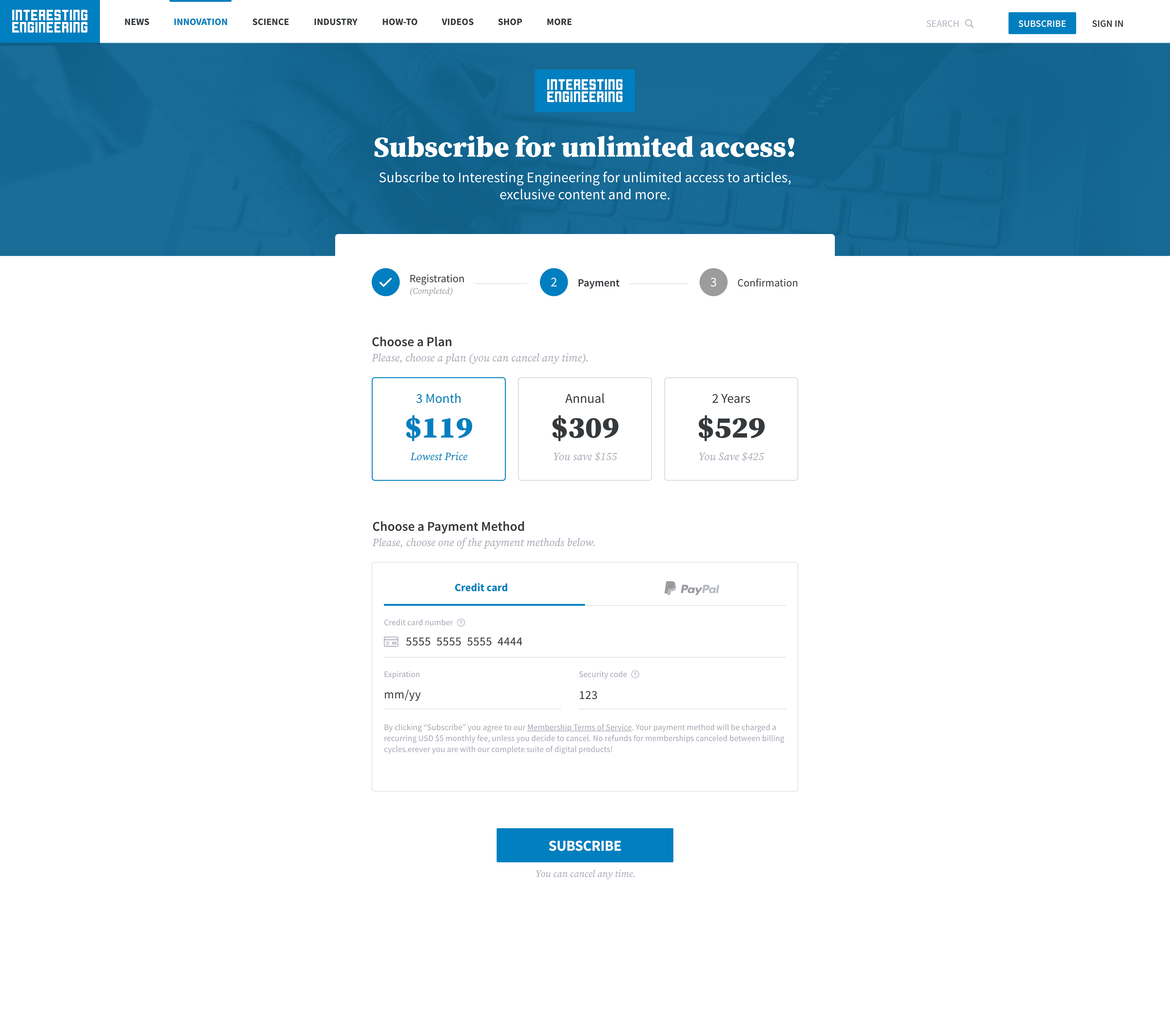 Integrated paywall design